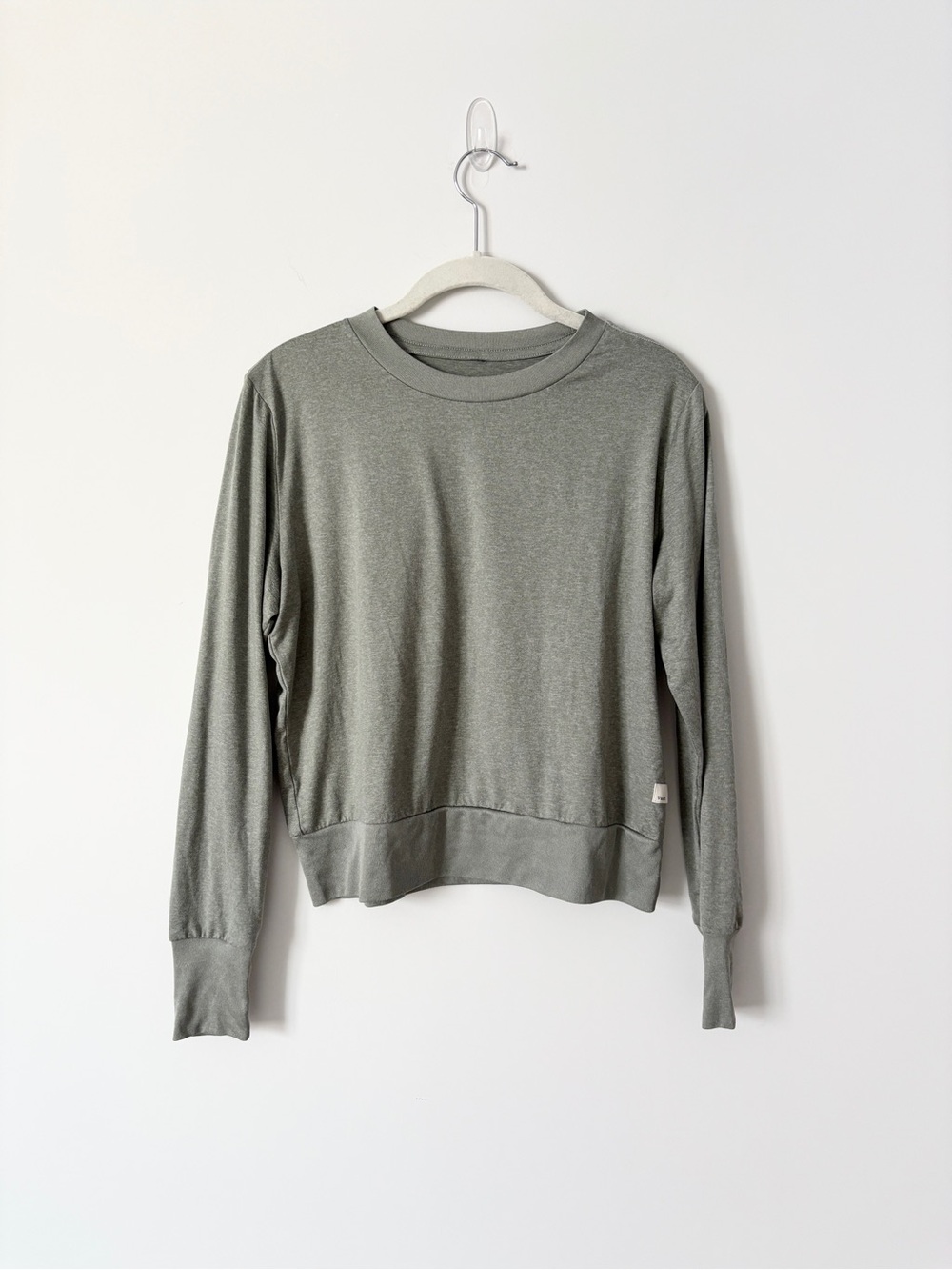 Vuori Daydream Crew Shirt Eucalyptus Heather